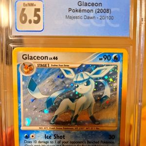 CGC Graded Glaceon Pokemon